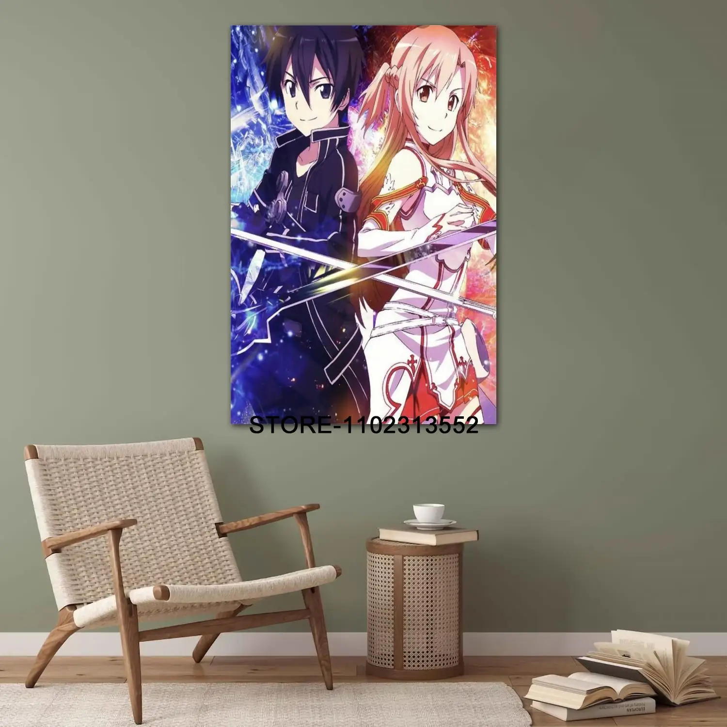 Imagen "S8639aa19d4c940178859a2d42e56cf18c" de muestra del producto Posters de Sword Art Online - Asuna y Kirito de la tienda online de regalos y coleccionables de cine, series, videojuegos, juguetes.