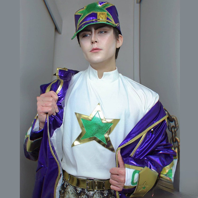 CoCos SS Anime JOJO Part 6 Stone Ocean Cosplay Kujo Jotaro Cosplay Costume Skirt Outfits Halloween Carnival Suit Christmas