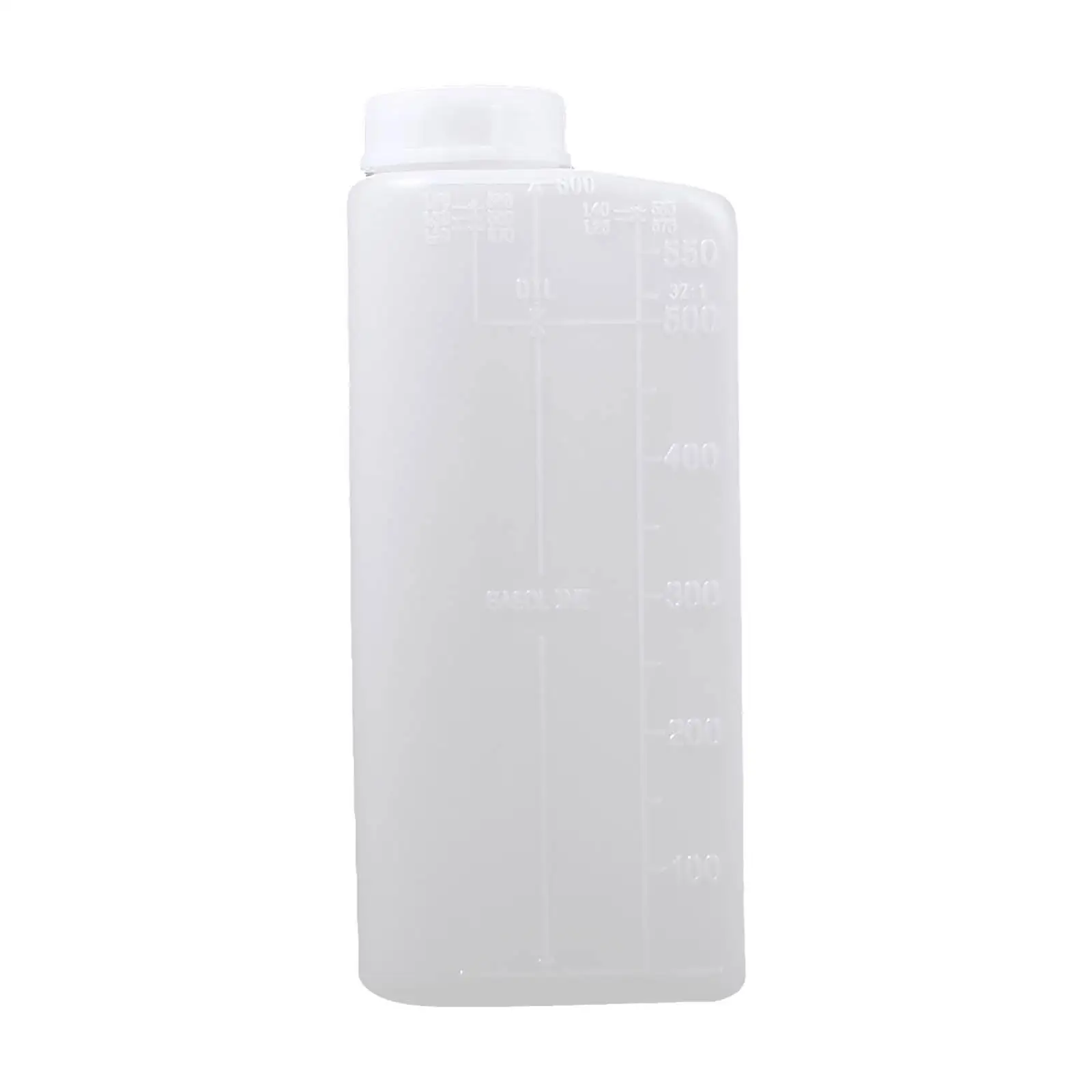 600ml Fuel Mixing Bottle Portable Small 2-Stroke Petrol Bottle for Lawn Trimmer Kitchen Gadget Accessory Tool