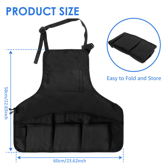 Tablier Poche Lavage Avec Pinces - Oxford Imperméable Pour Étendoir à Linge