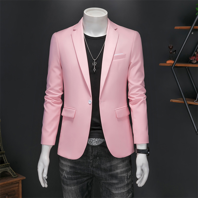 High Quality Business Slim Fit Single Buttons Suits Jacket Men Slim Fit Casual Fashion Wedding Groom Tuxedo Blazer Coats 6XL-M