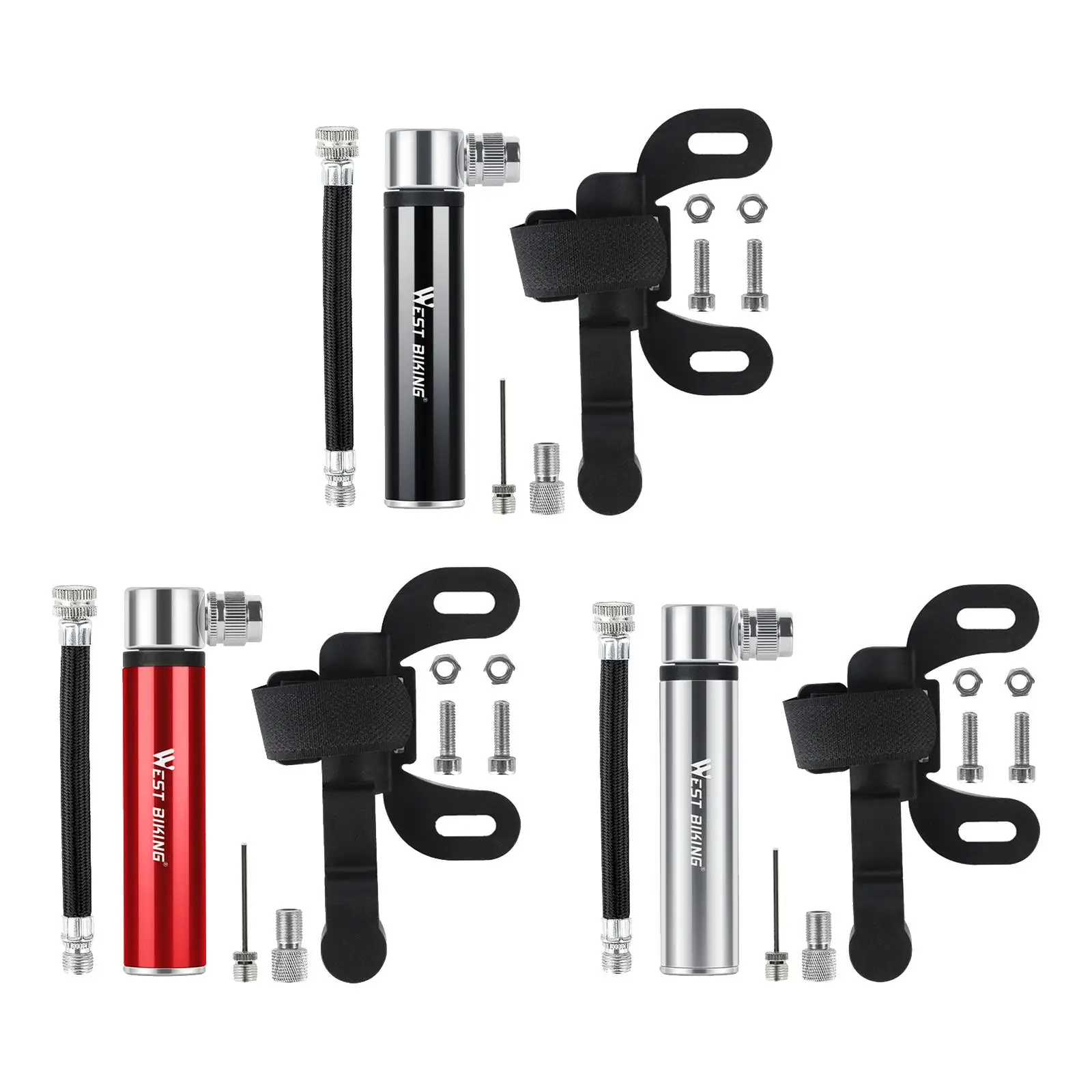 Portable Mini Bike Pump Fast  Road Bicycle Tire Pump or High