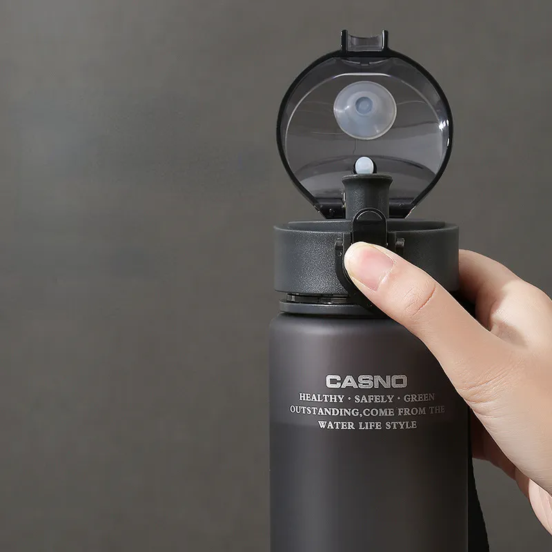 Description Picture 3 of itemBPA Free 400ml 560ml Plastic Cup Fitness Outdoor Frosted Water Cup Sports Water Bottle High Quality Children Casual Water Cup