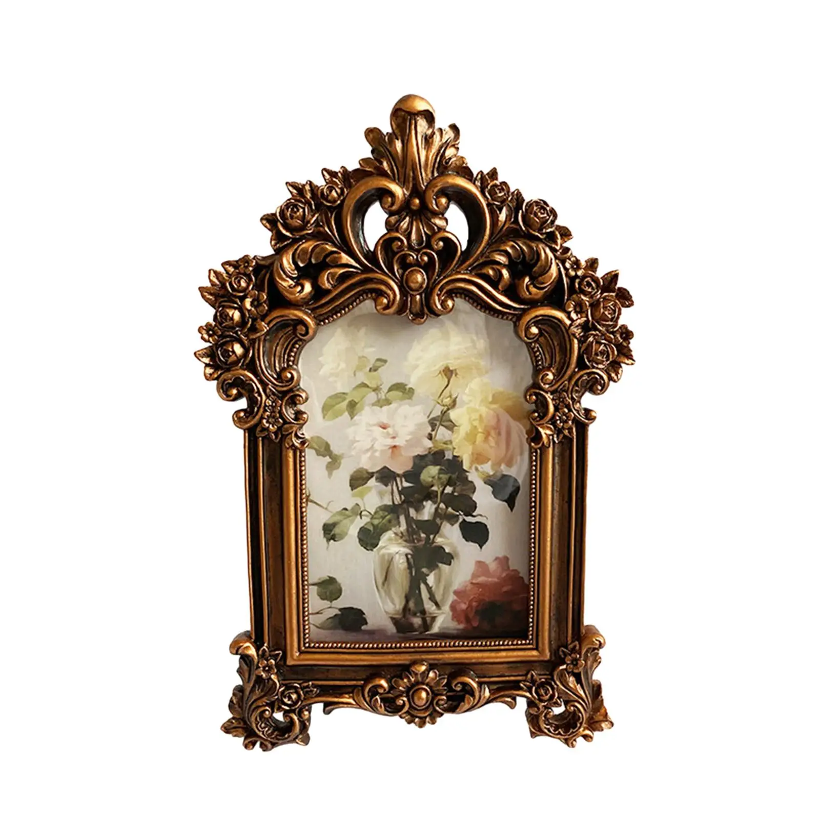Vintage Picture Frame Luxury Photo Frame for Tabletop Dining