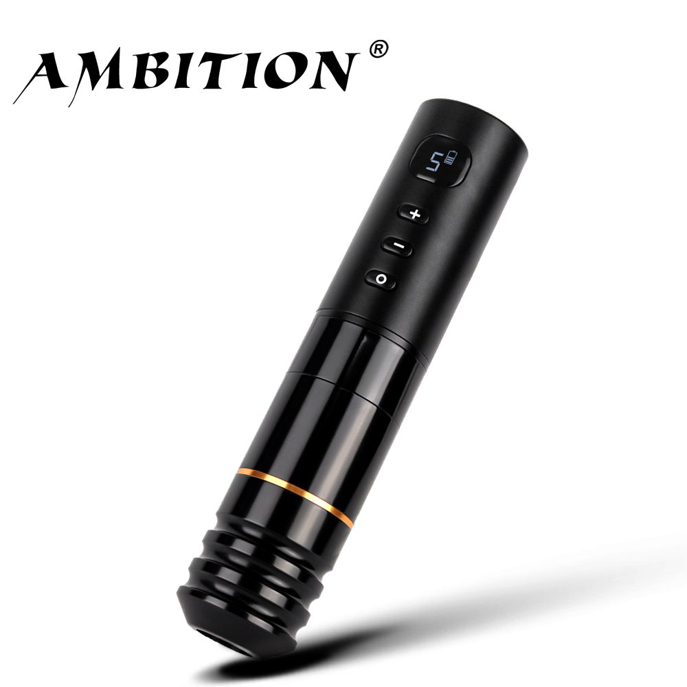 Best of Ambition New Wireless Battery Pen Tattoo Machine Portable Strong Motor Battery Power Professional Makeup Tattoo Equipment Reviews & Tips