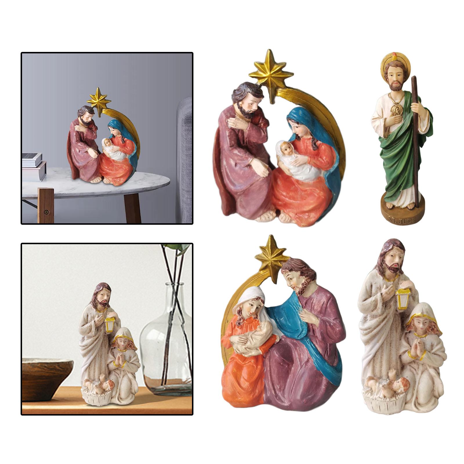 Nativity Statues Scene Set  Figurine Catholic for