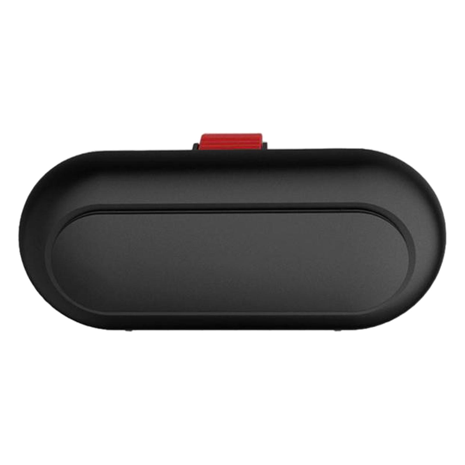 Car Interior Glasses Case Retractable Automotive Accessories Large Capacity ABS Electroplating Clip Holder