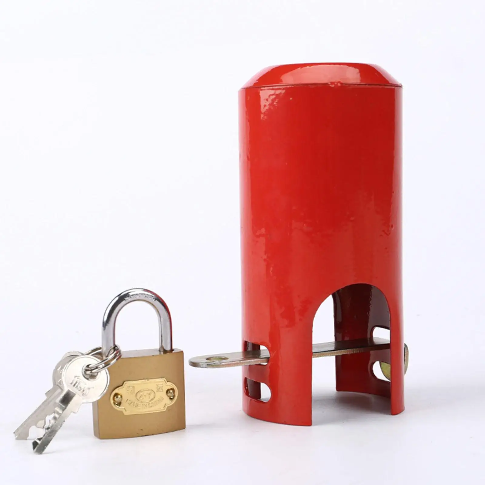 Outdoor Faucet Locks Metal Child-proof Protective Cover for School Yard Parks