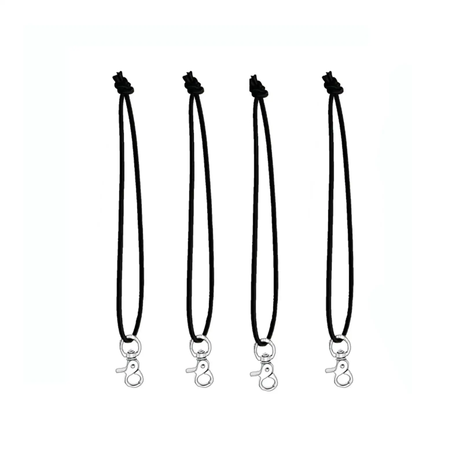 4x Heavy Duty Snowboard Leash Cord Snowboard Bindings Supplies Practical Ski Connecting Rope for Tents Beginners Window Curtain