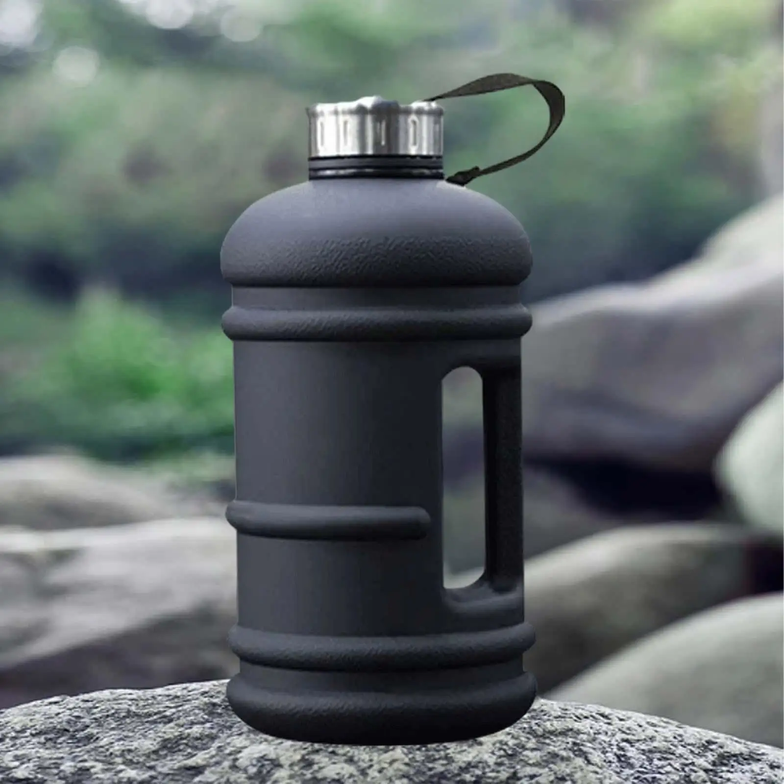 Water Bottle 2.2L Large Capacity Portable Handle Water Jug Travel Mug Barrel