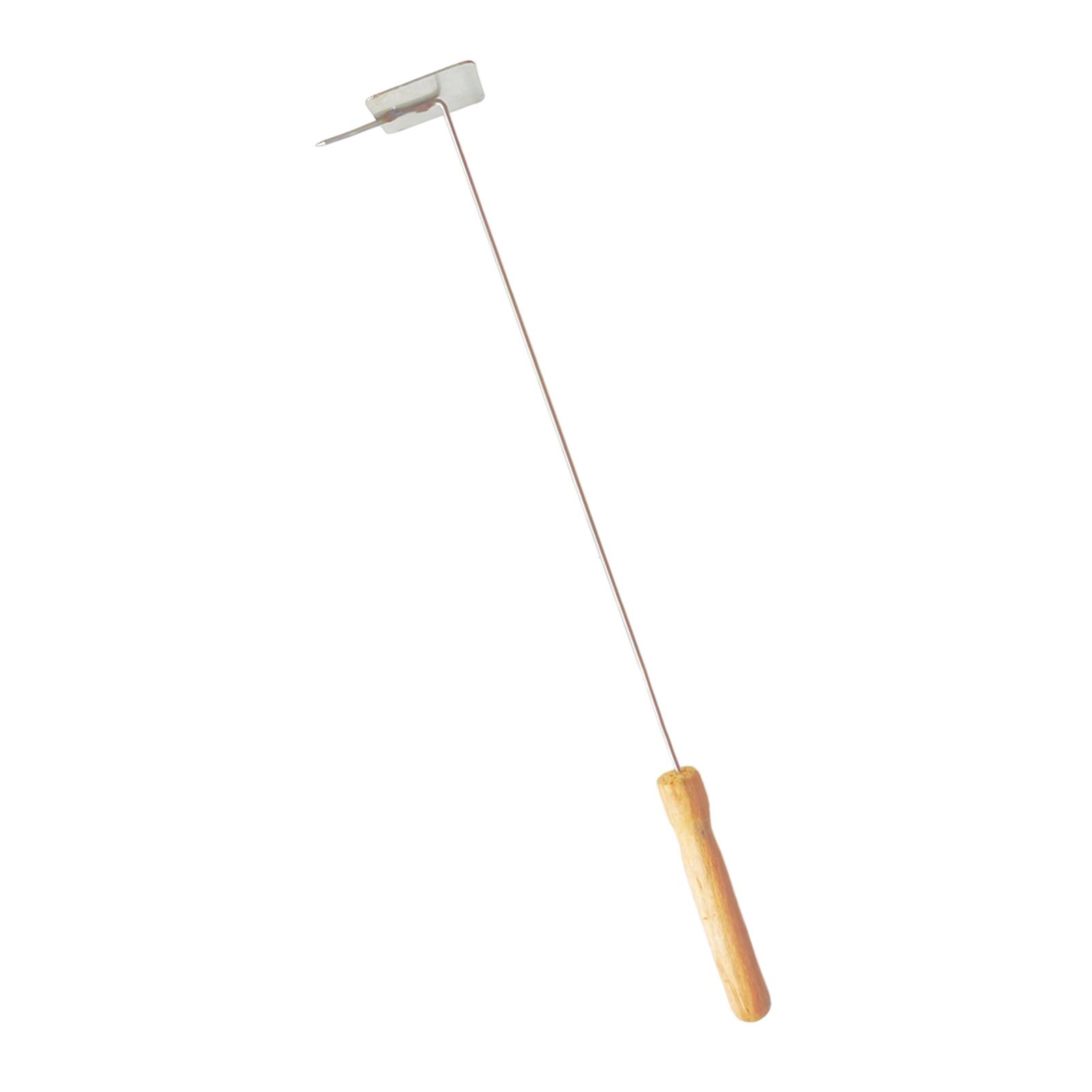Long Fire Poker Fire Pit Tools Campfire Wood Burner Fireplace Ash Rake for Indoor Hiking BBQ Accessories Backpacking Cooking