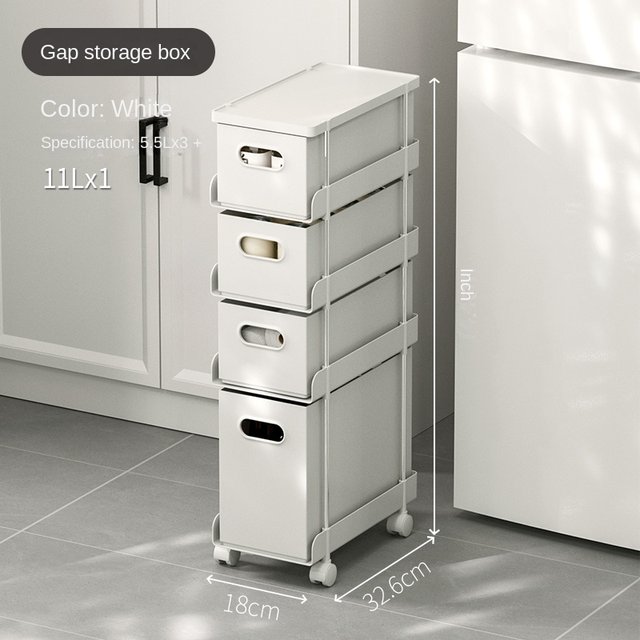 Storage Cabinet Drawers Home Organizers Narrow Type Racks Gap