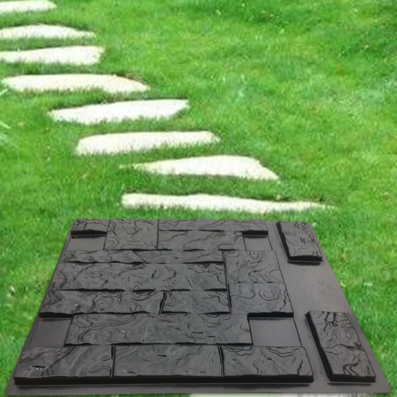 Concrete Molds Decorative Irregular Tiles Wall Decor Wall Panels Pattern Texturing Wall Bricks Mold for Gypsum Flagstone Outdoor
