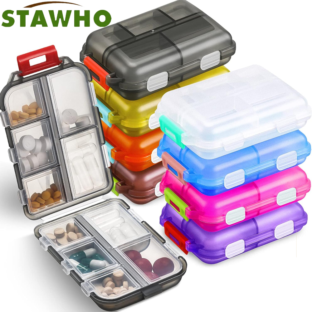 Best of 10 Grids Small Pill Cases Organizer Box Weekly Travel Pill Organizer Portable Pocket Pill Case Holder Plastic Container Box Reviews & Tips