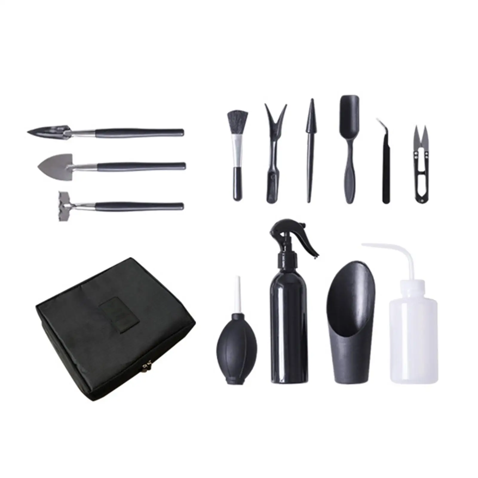 Succulent Hand Transplanting Tools 13 Pieces Set for Miniature Planting Wide Range Uses Easy to Carry Accessory Lightweight
