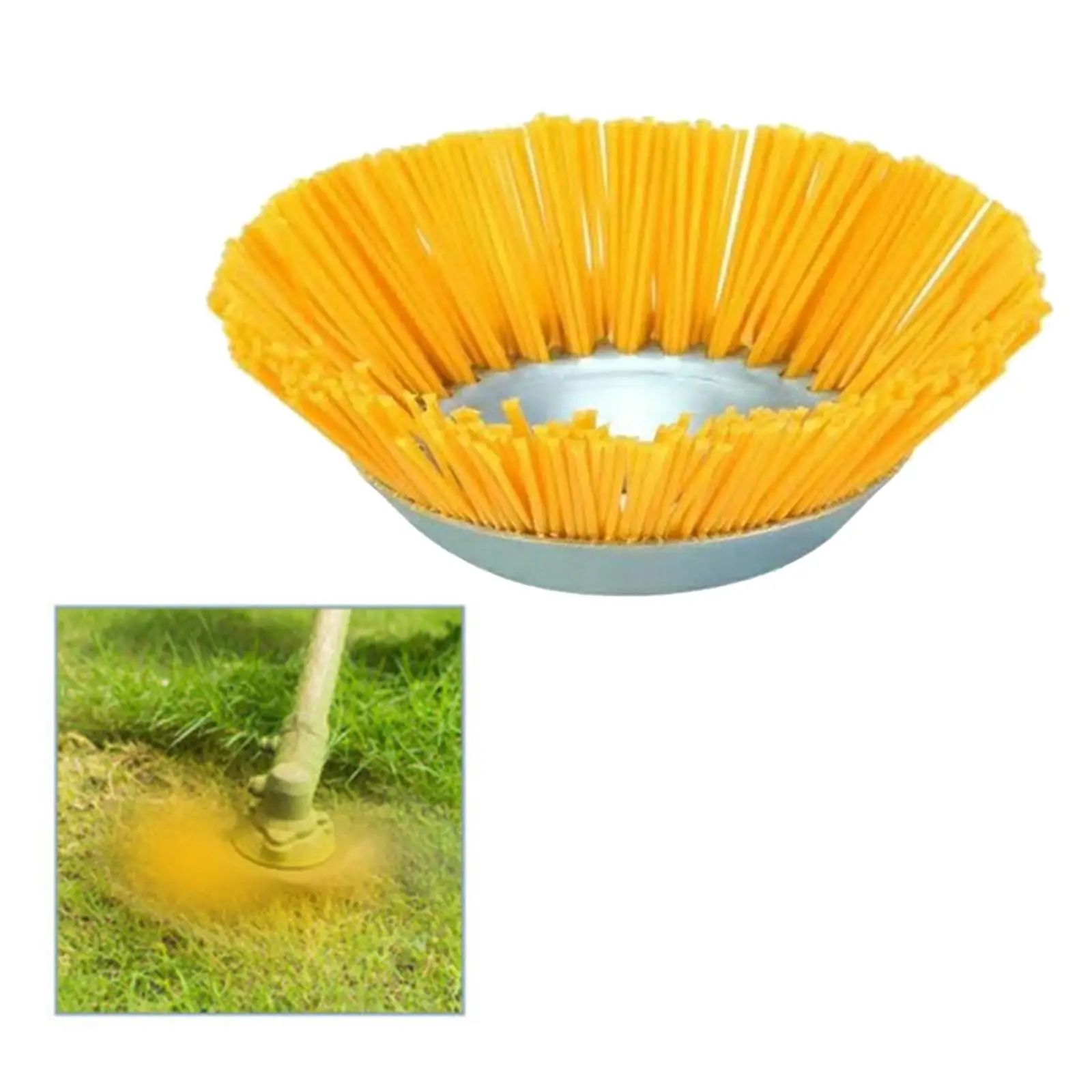  Lawn Mower Nylon Wire Brush Sharp Weeding Remove Debris Parts Access