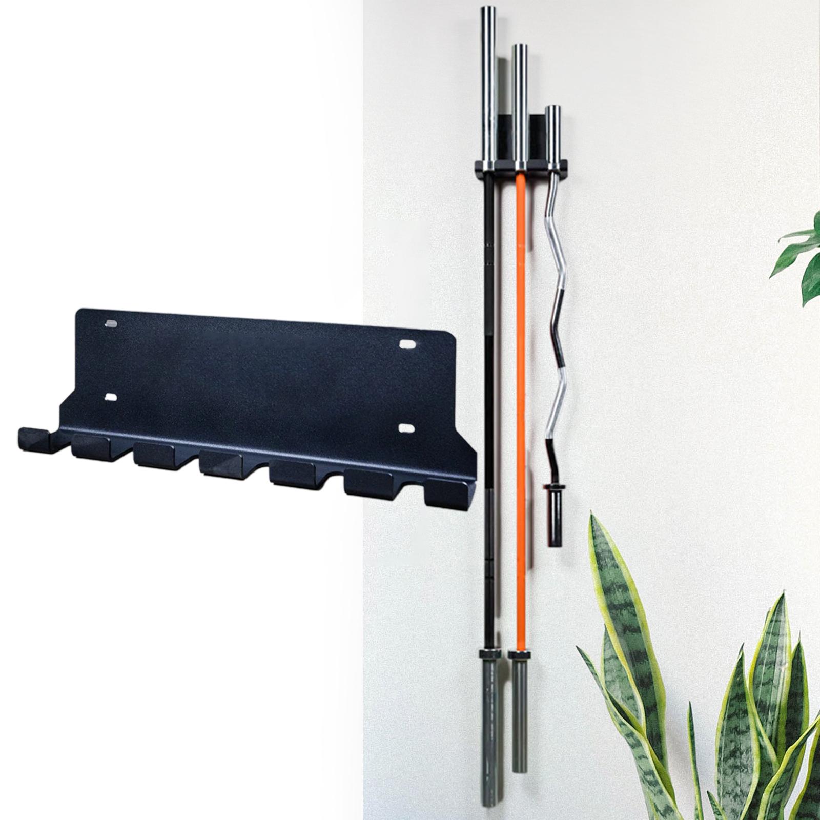 Barbell Holder Rack Display Weight Bar Rack Wall Mount Space