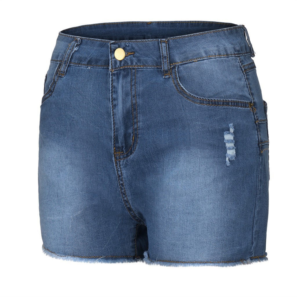 Title 20, Shorts Denim Jeans Woman Denim Shorts Broken Cr...