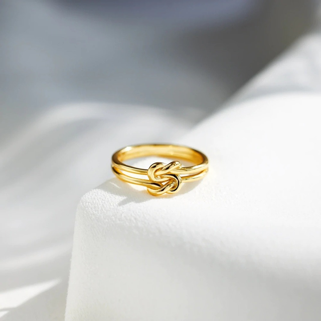 [韓国人気ジュエリー] nff Silver 925 Loop Ring 925 sterling silver adjustable rings for women Korean simple