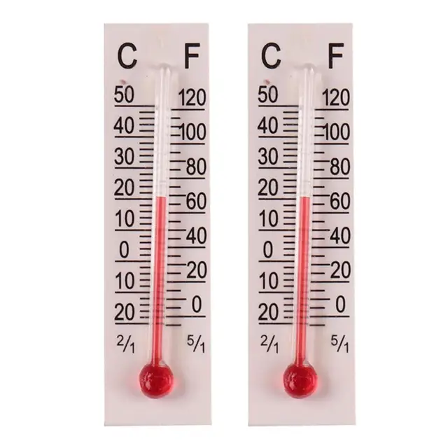Mini termómetro de papel para casa de muñecas, termómetro de papel de 5  uds, a prueba de humedad - AliExpress