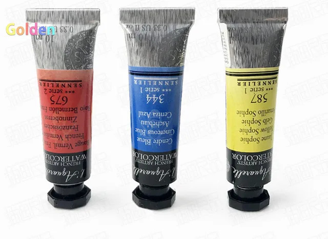 French SENNELIER College-level Single Original Watercolor Paint 21ML/tube  Art Students Beginner Acuarelas Painting Supplies