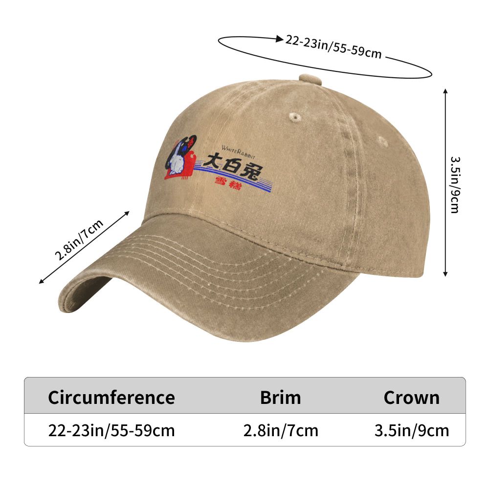 Weiße Kaninchen Süßigkeiten Baseball mütze Männer Hüte Frauen Visier Schutz Snapback Tier mützen – Detail 5