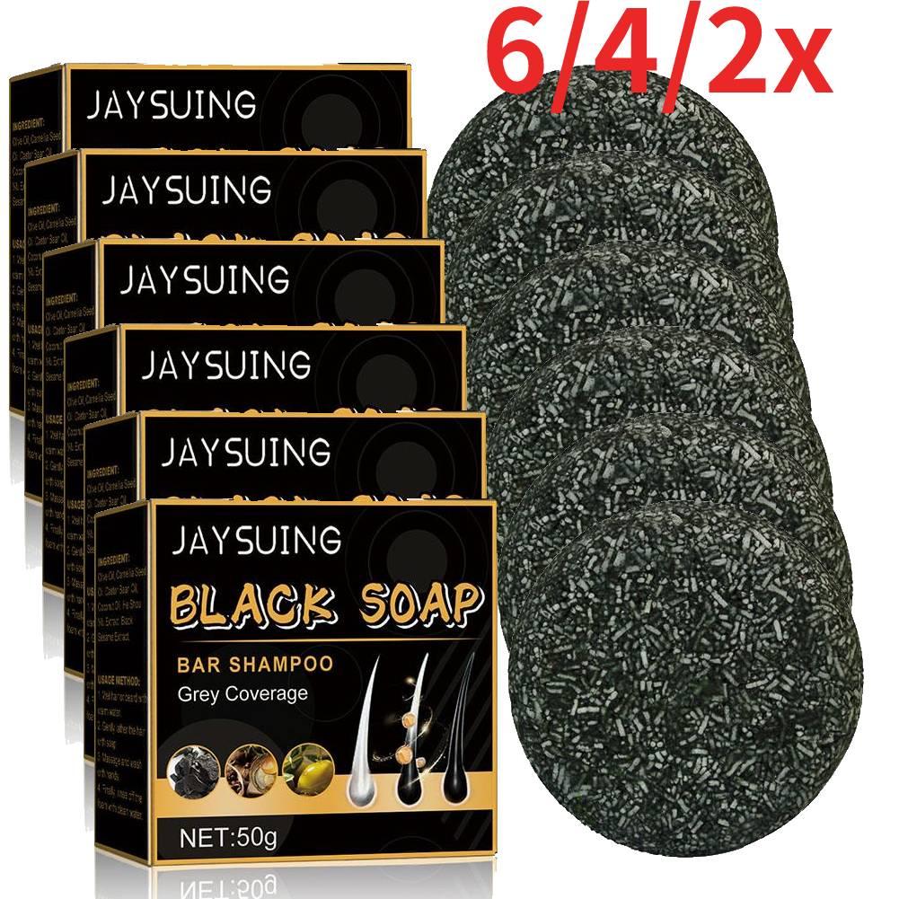 Best of 6 / 4 / 2pcs Hair Darkening Shampoo Bar Solid Black Soap Shampoo Anti Gray Hair Soap Natural Reverse Hair Bar Soap Hair Care Reviews & Tips