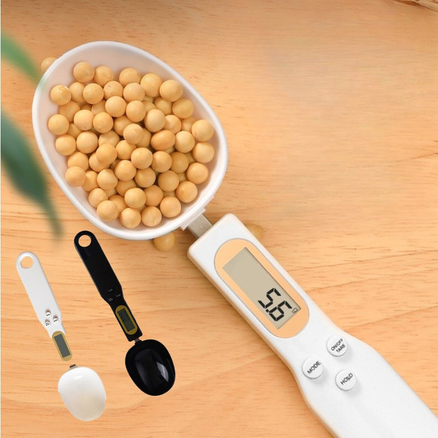 1pc Electronic Measuring Spoon Scale 500g 0.1g, LCD Display