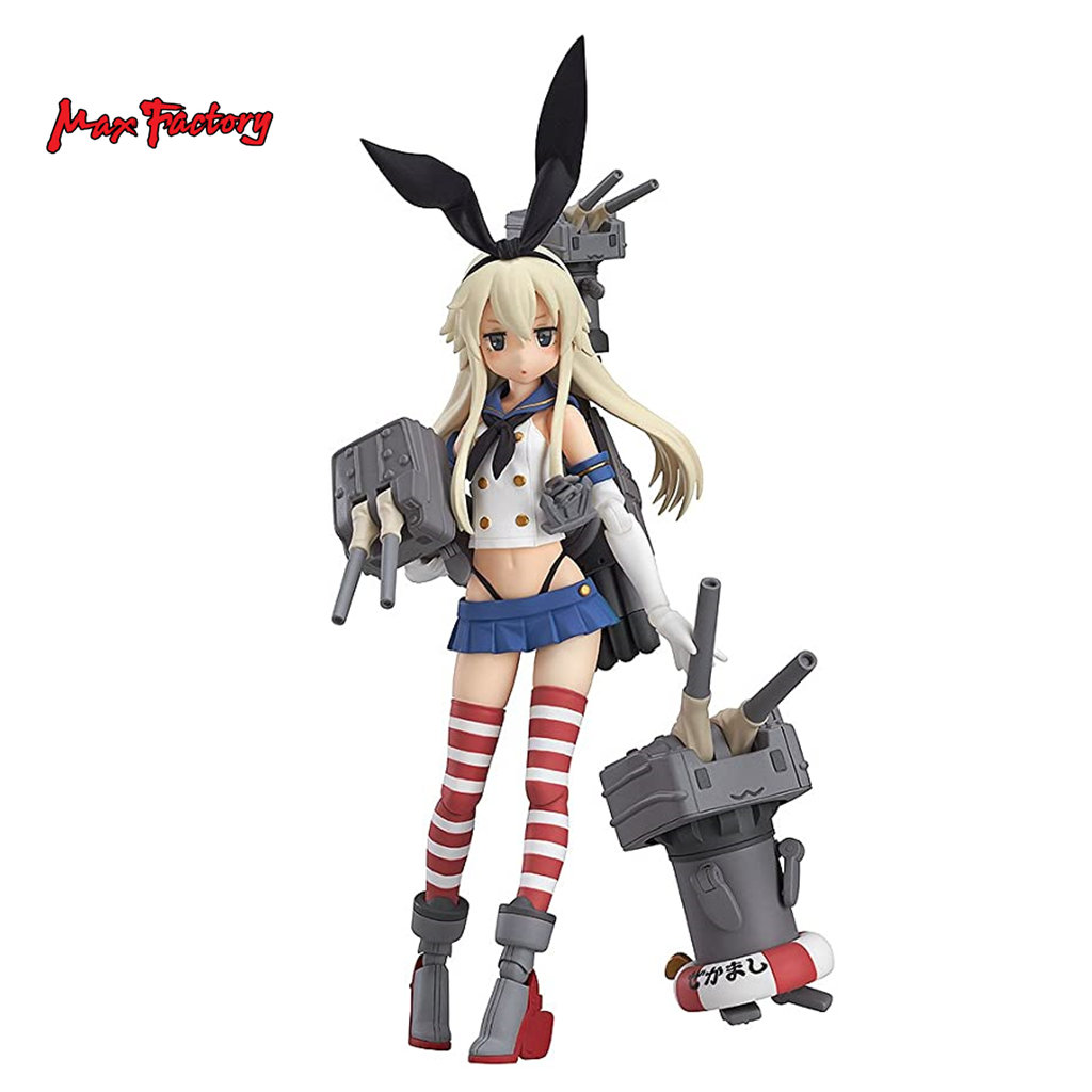 В наличии оригинальная фабрика Max Figma Kantai  Collection-kanклей-Shimakaze фигурка аниме модели коллекционные игрушки |  AliExpress