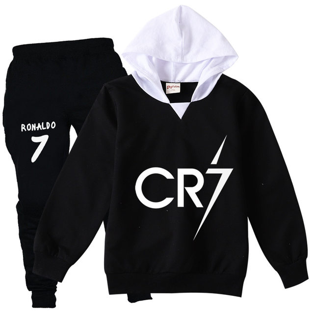 CR7 Cosplay Boys Girls New Clothing Sets Spring Autumn Kids Outfits Hoodie Shirt Pants Tracksuit Children Clothes Jogging Suit AliExpress