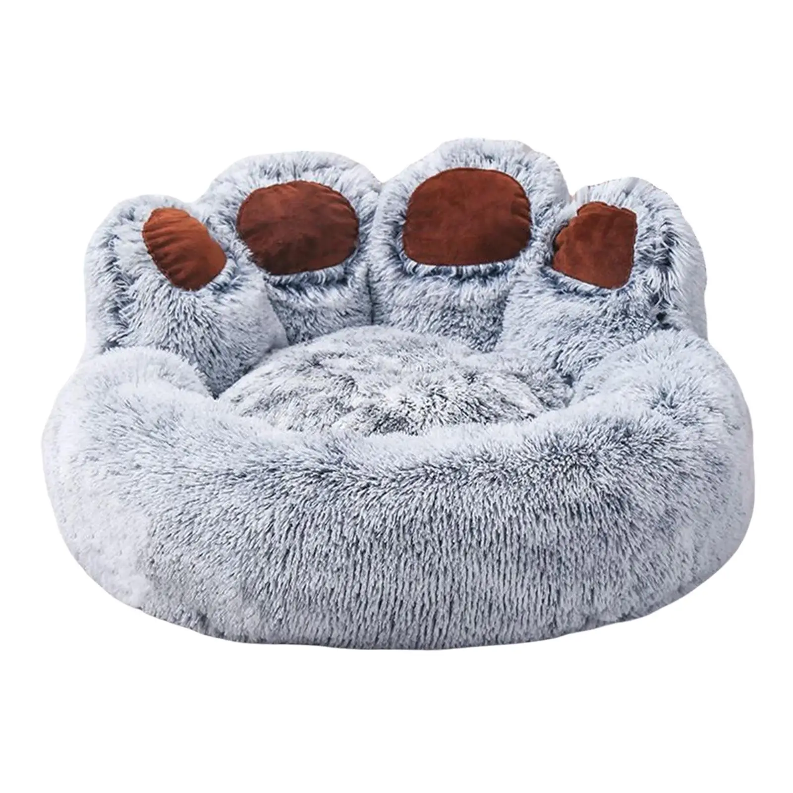 Plush Cat Warm House Dog Bed Hut Comfortable Nonslip Bottom Calming Pet Blanket for Doggy Puppy Indoor Playing Sleeping Cat