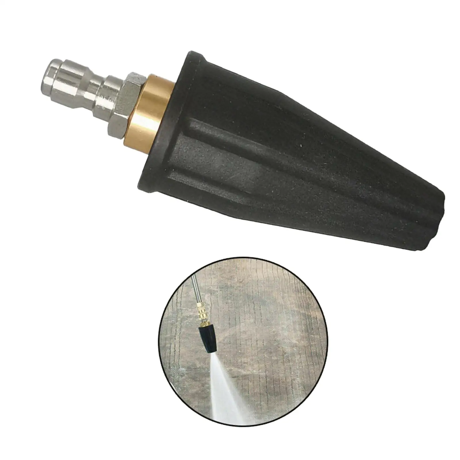 1/4 Connector Hose Nozzle High Pressure Quick Connector Car Wash Sprayer Nozzle