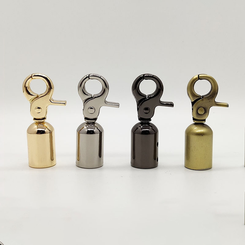 Taschengurte, Verbindungsaufhänger, Metallschnallen für Taschen, Quastenkappe, Verschluss, Handtaschengurt, Stopper, Kordelhaken, Handtaschen-Hardware-Zubehör – Detail 3