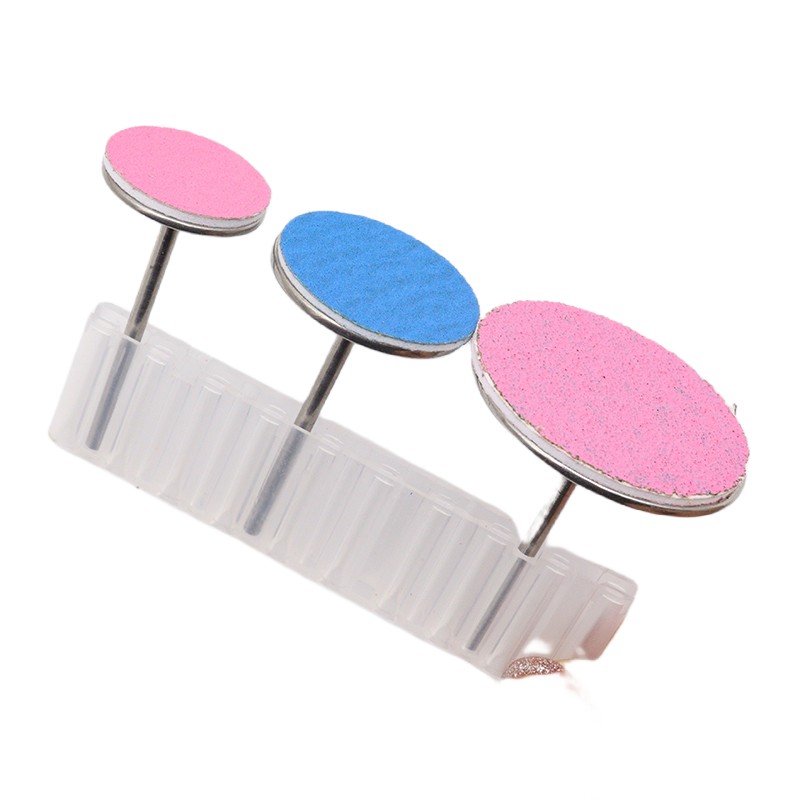 Best of New~Pink Sanding Paper 50 / pcs Pedicure Foot Care Tools 15mm 20mm 25mm 35mm Nail Drill Bit Disk Disc Salon Calluse Replaceable Reviews & Tips - Image 5