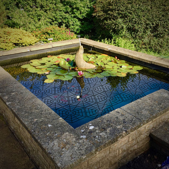 Telo Impermeabile Per Laghetto - HDPE Nero 1.2x2.1m, Resistente Ai Raggi UV, Per Stagni E Fontane