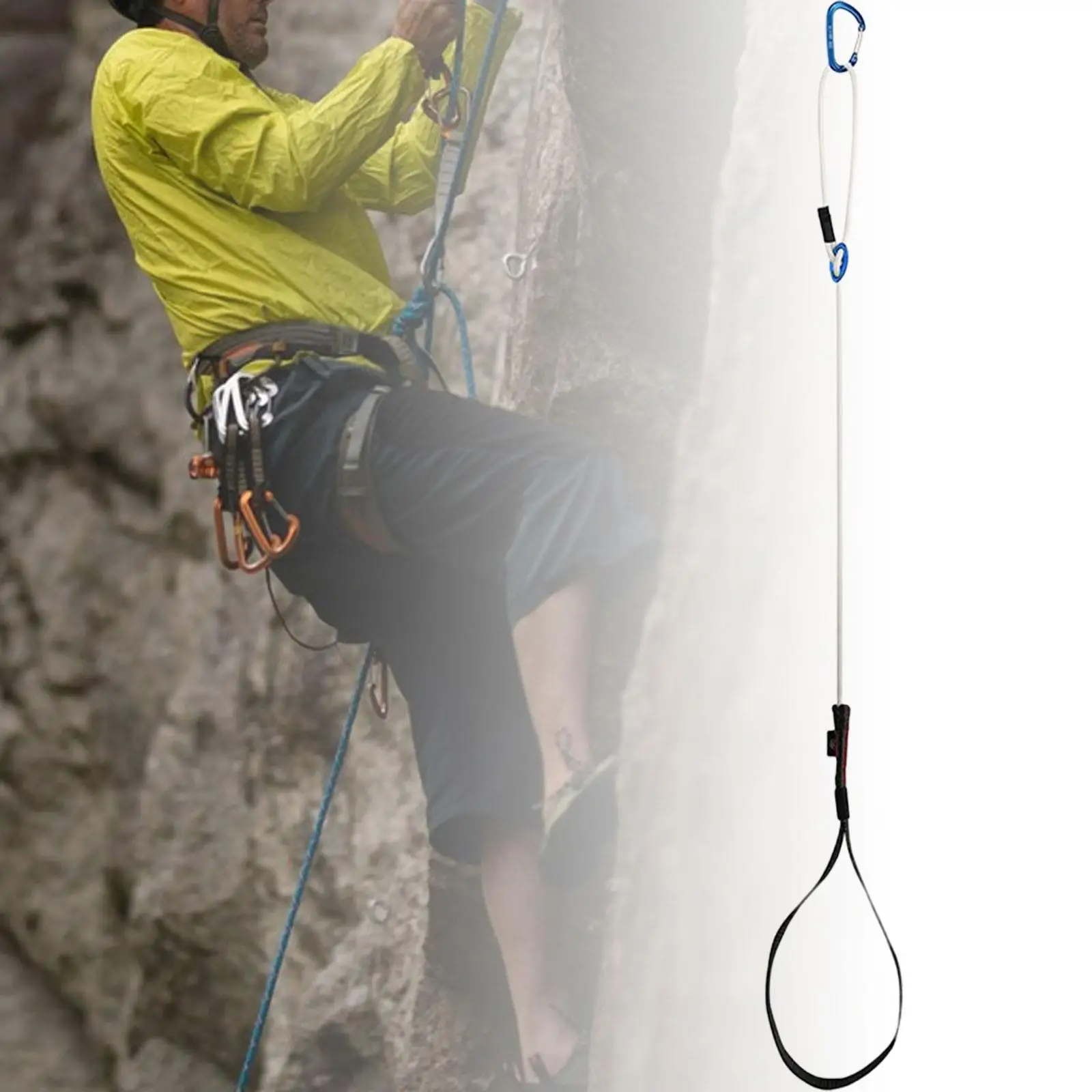 Nylon Rock Climbing Ascender Rope Foot Loop Ascender Hardware Accessories