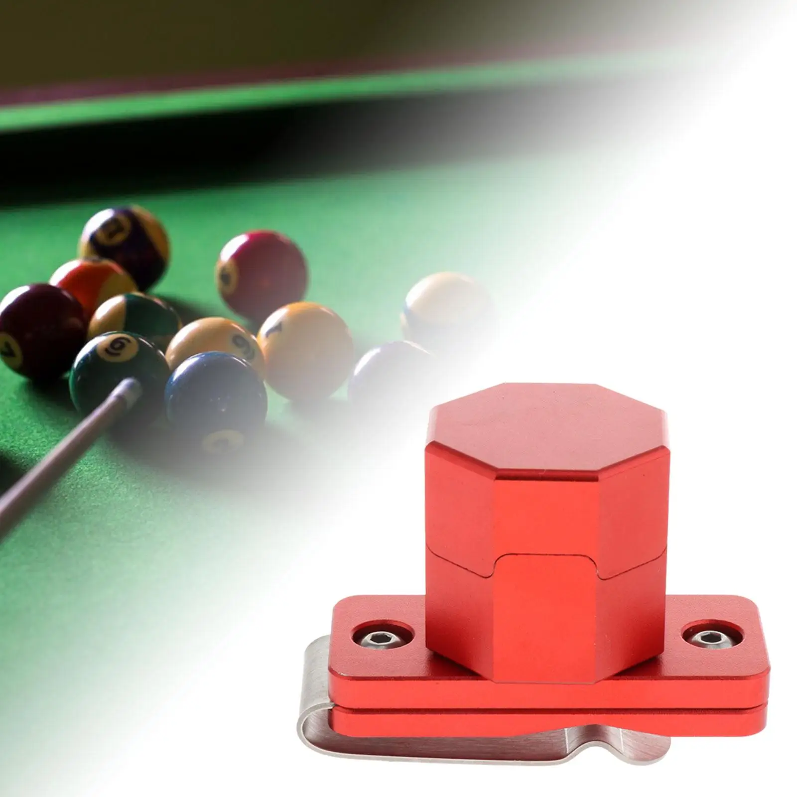 Portable Billiard Pool Cue Tip Chalk Aluminum Alloy Cup Carrier Case Organizer Pool Chalk Holder for Pocket Chalker Snooker Pool