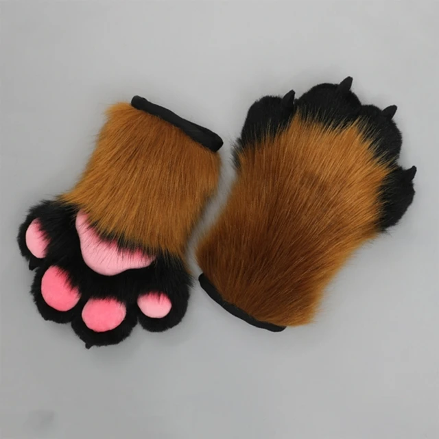 Fox paws waterproof mittens –