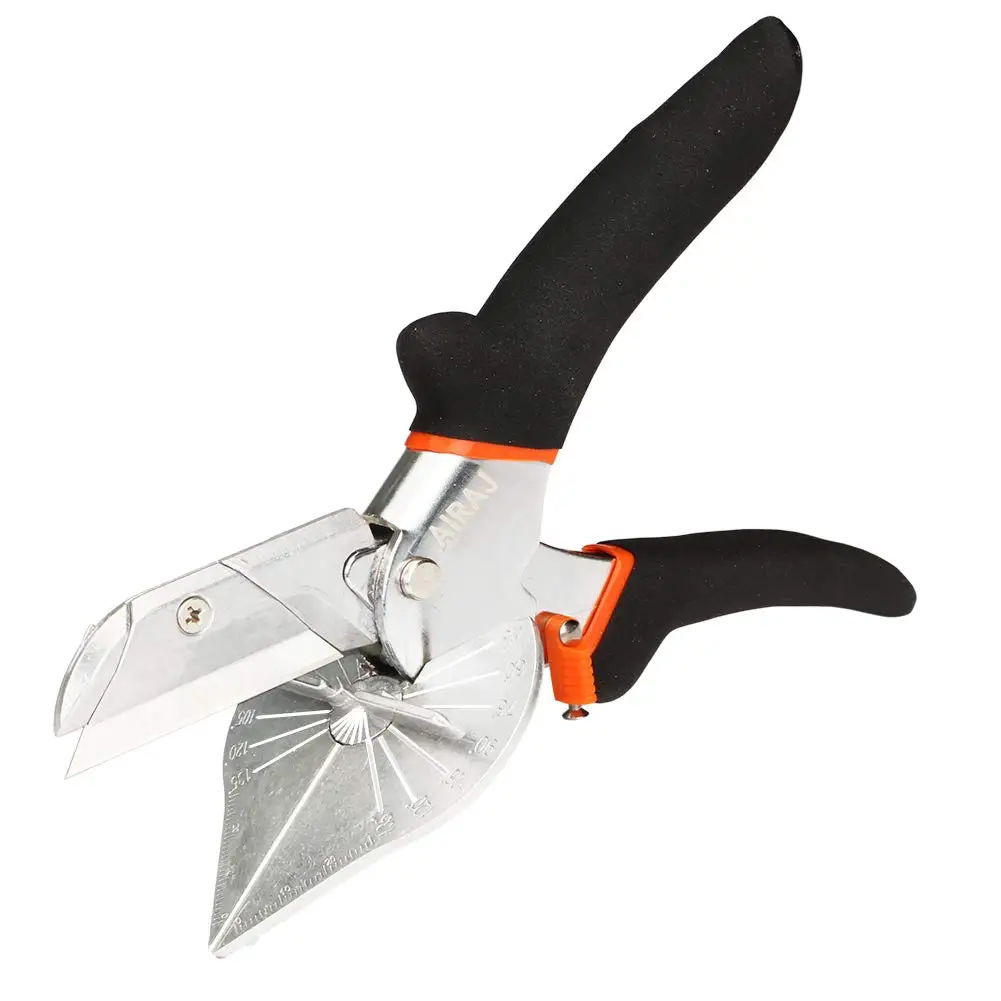 Winkelschere 45-120 Grad Gehrungsschneider Handschere Multifunktionale PVC PE Kunststoffrohrschere für Hausarbeiten, Heimdekoration, Sanitärarbeiten – Detail 8