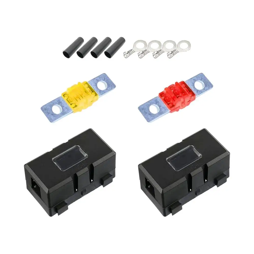 Professional Car ANS Fuse Holder Block Waterproof Dampproof High Temperature Resistant Multipurpose for Trucks Rvs Vehicles