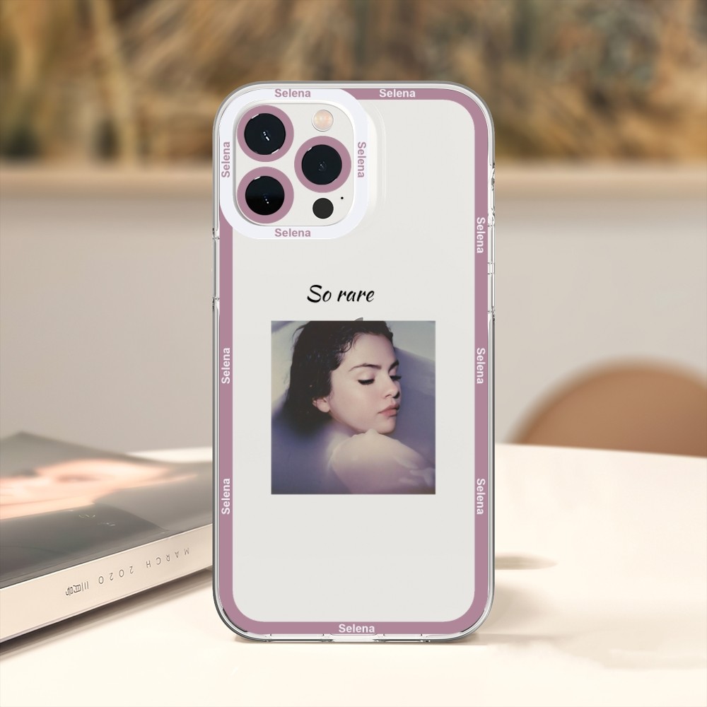 Selena Gomez Sänger Handyhülle für iPhone 11 12 Mini 13 14 15 Pro Max Transparente Hülle – Detail 9