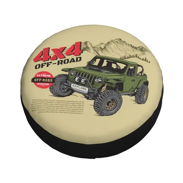 Funny Off Roading Quotes Spare Tire Cover for Honda CRV Jeep RV SUV Camper  Car Wheel Protector Covers 14 15 16 17 Inch - AliExpress