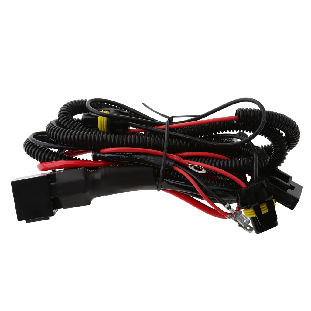 Car Relay Wiring Harness for High/Low Beam HID Xenon for 9005 9006