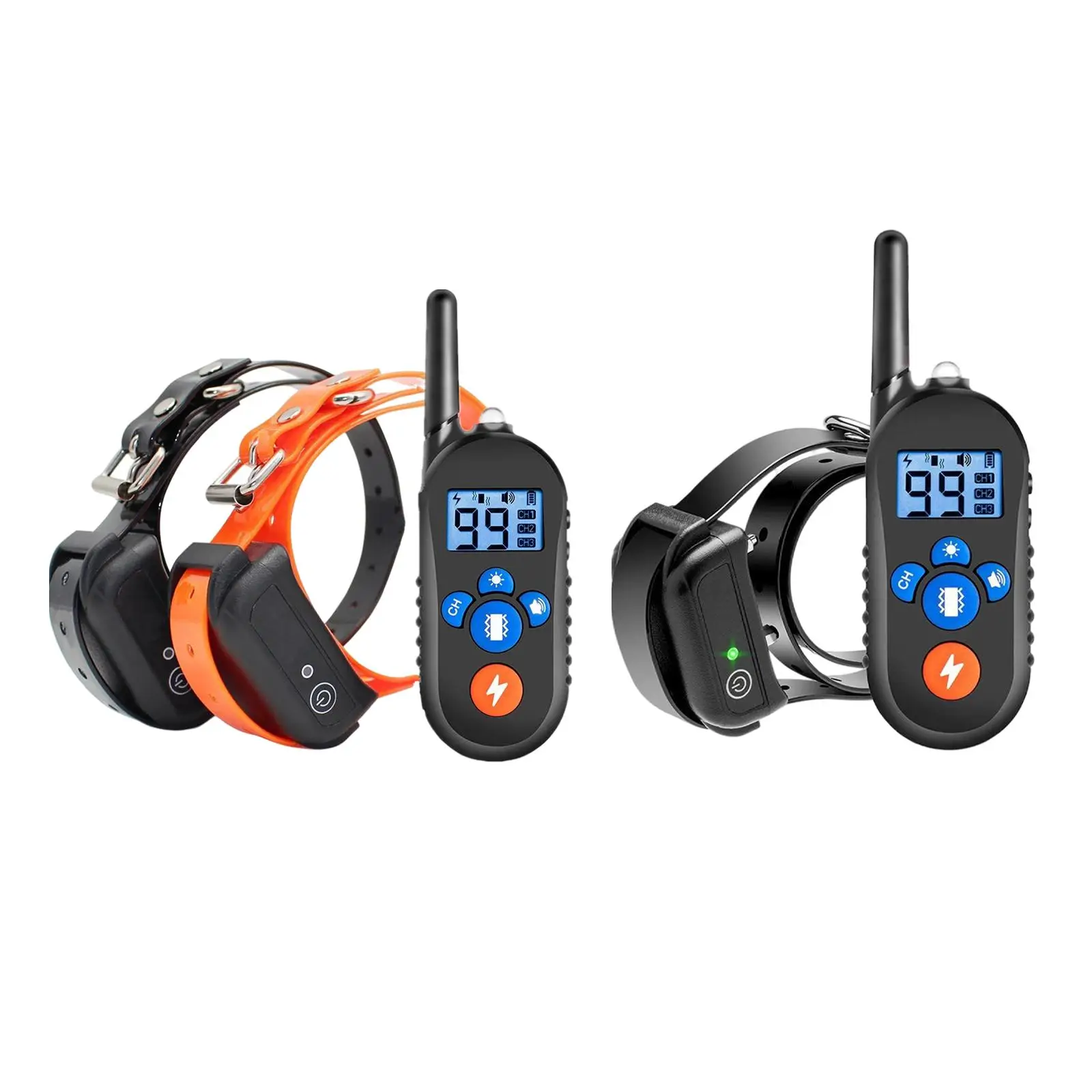 800m Waterproof Dog Training Collar Rechargeable  LCD Display