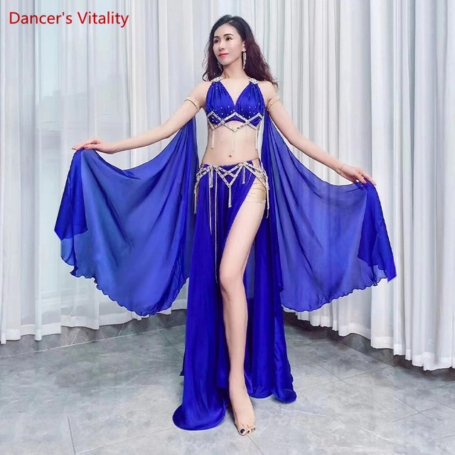 Belly Dance Performance Costume Suit For Women Customzied Senior Bra+long  Skirt 2pcs Oriental Belly Dancing Competiton Outfit - Belly Dancing -  AliExpress