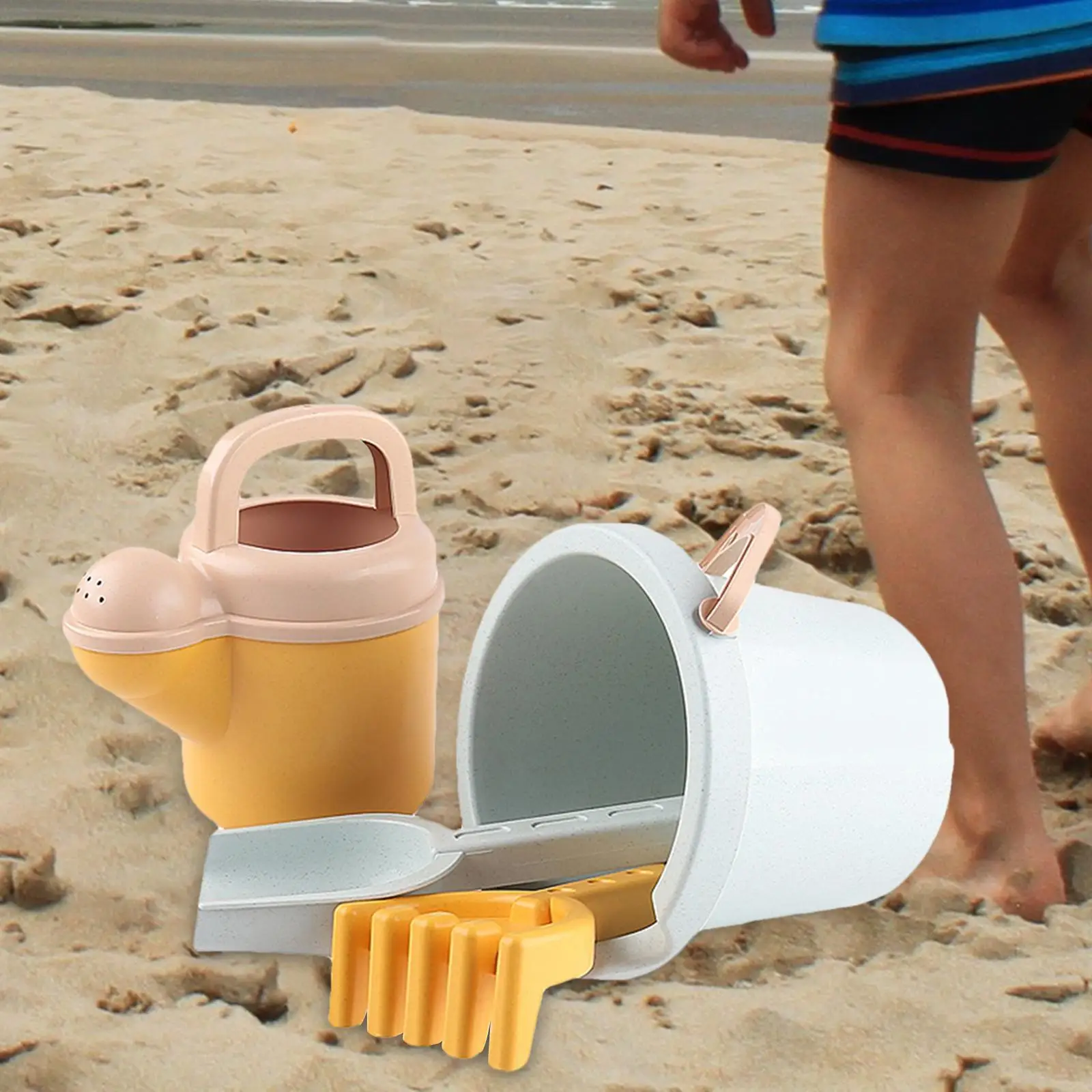 Outdoor Beach Toys Beach Seaside Tools Pool Playset Bucket for Ages 3+ Kids