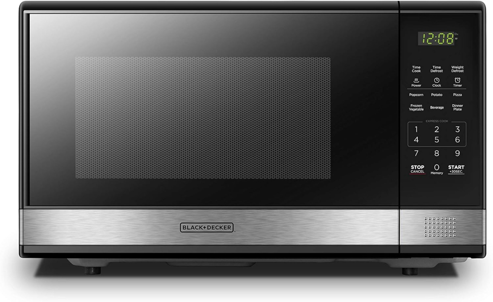 Title 9, Forno micro-ondas digital EM720CB7 com porta de...