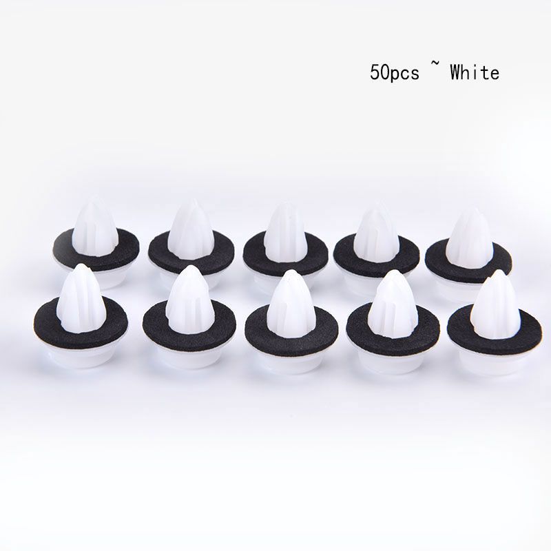 50Pcs Universal Auto Fastener Clips Halte Tür Panel Clips Stoßstange Clips Innen Kotflügel Schraube Niet Verschluss Verschluss Clips – Detail 3