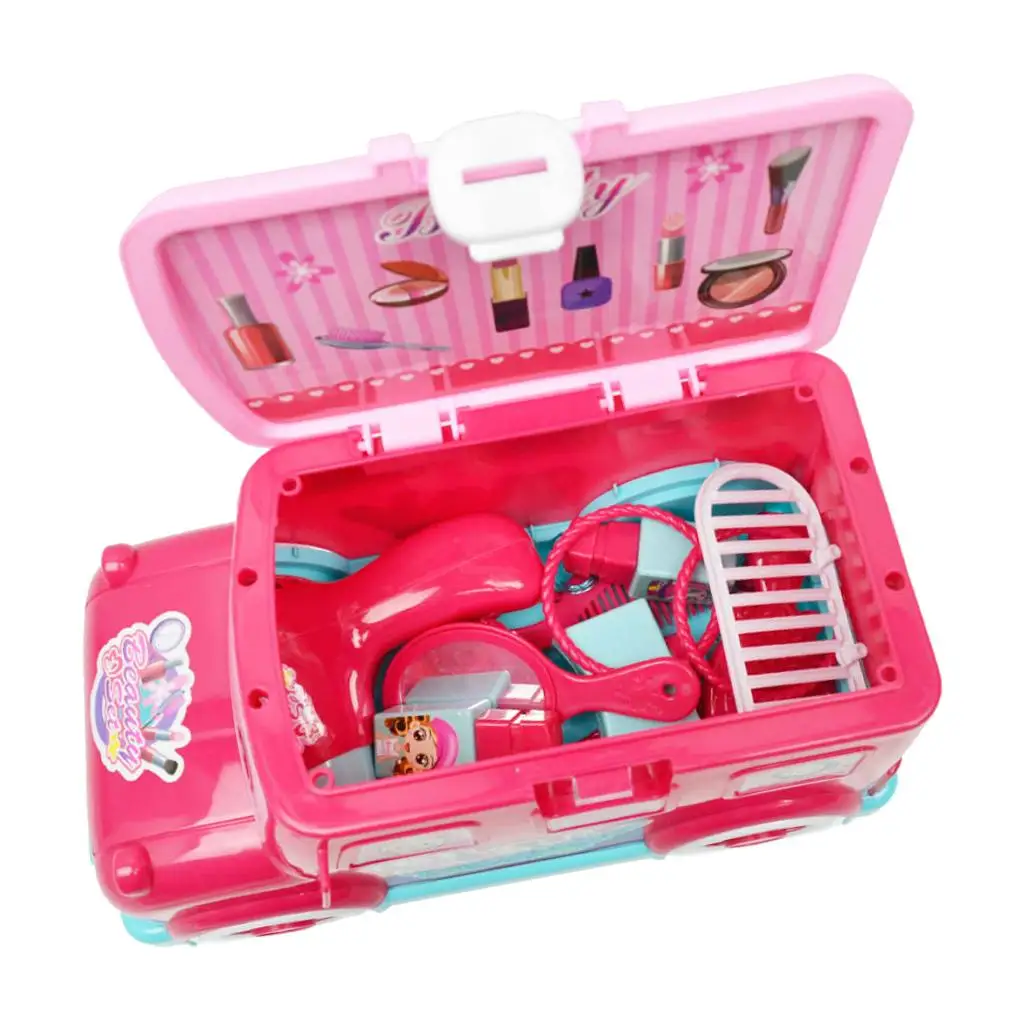 19pcs Kids Beauty Salon Play Set, Play Pretend Play ,  for Little Girls