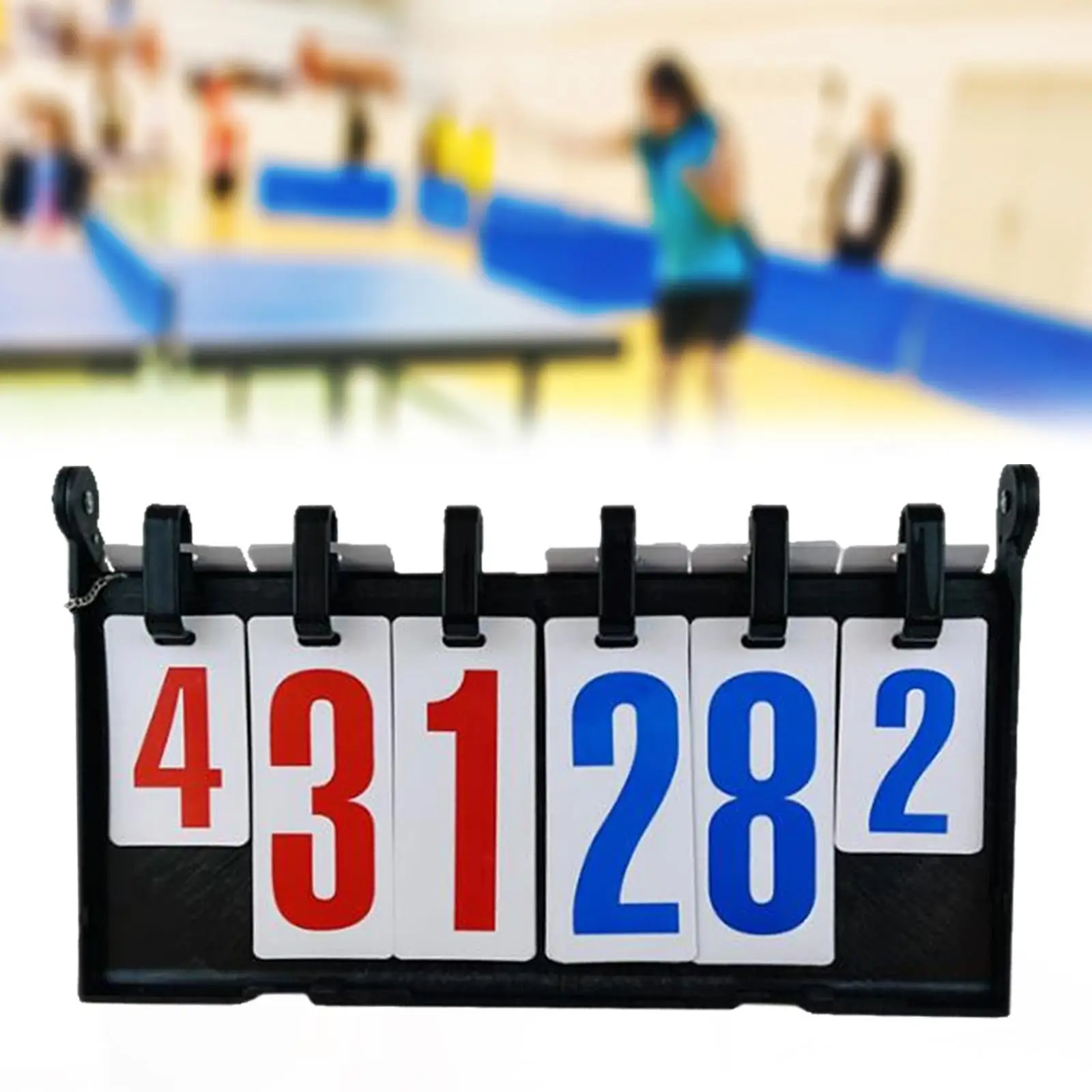 Tabletop Scoreboard Score Keeper for Basketball Games Outdoor Sports